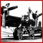 [Photo] A couple of the engine maintenance crew from the 456th Bombardment Group.