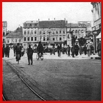 [Photo] Street scene in Szombathely circa 1930-1940.