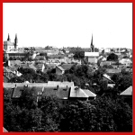 [Photo] A 1963 view over the rooftops of Szombathely.