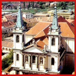 [Photo] A color postcard of Szombathely Cathedral.