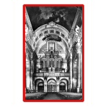 [Photo] Pre-World War 2 picture postcard of the interior of the Szombathely Cathedral in Hungary.