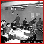 [Photo] 381st BG mission planning no. 3.